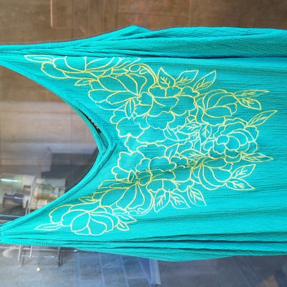 Torrid Sophie Turquoise Gauze Cami - Picture 5 of 7